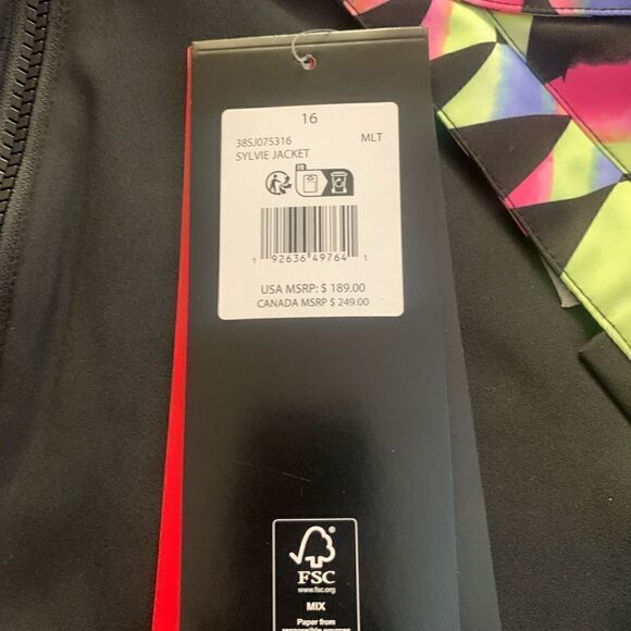 Spyder Girls Sylvie Insulated Ski Jacket - Picture 4 of 10